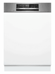 Bosch SMI6ECS12E Serie 6, Smarter Geschirrspüler Teilintegriert 60 cm, Besteckschublade, Spülmaschine Made in Germany, besonders leise, starke Reinigung, Extra Trocknen, Programmassistent, Edelstahl Serie 6 EEK A Besteckschublade Angebot bei HelloDeals