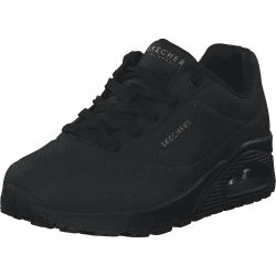 Skechers Damen UNO Stand On AirSneakers 40 EU Black Durabuck Mesh Angebot bei HelloDeals
