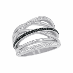 s.Oliver Ring Edelstahl Damen Ringe, mit Kristall, Kommt in Schmuck Geschenk Box 60/19 Angebot bei HelloDeals
