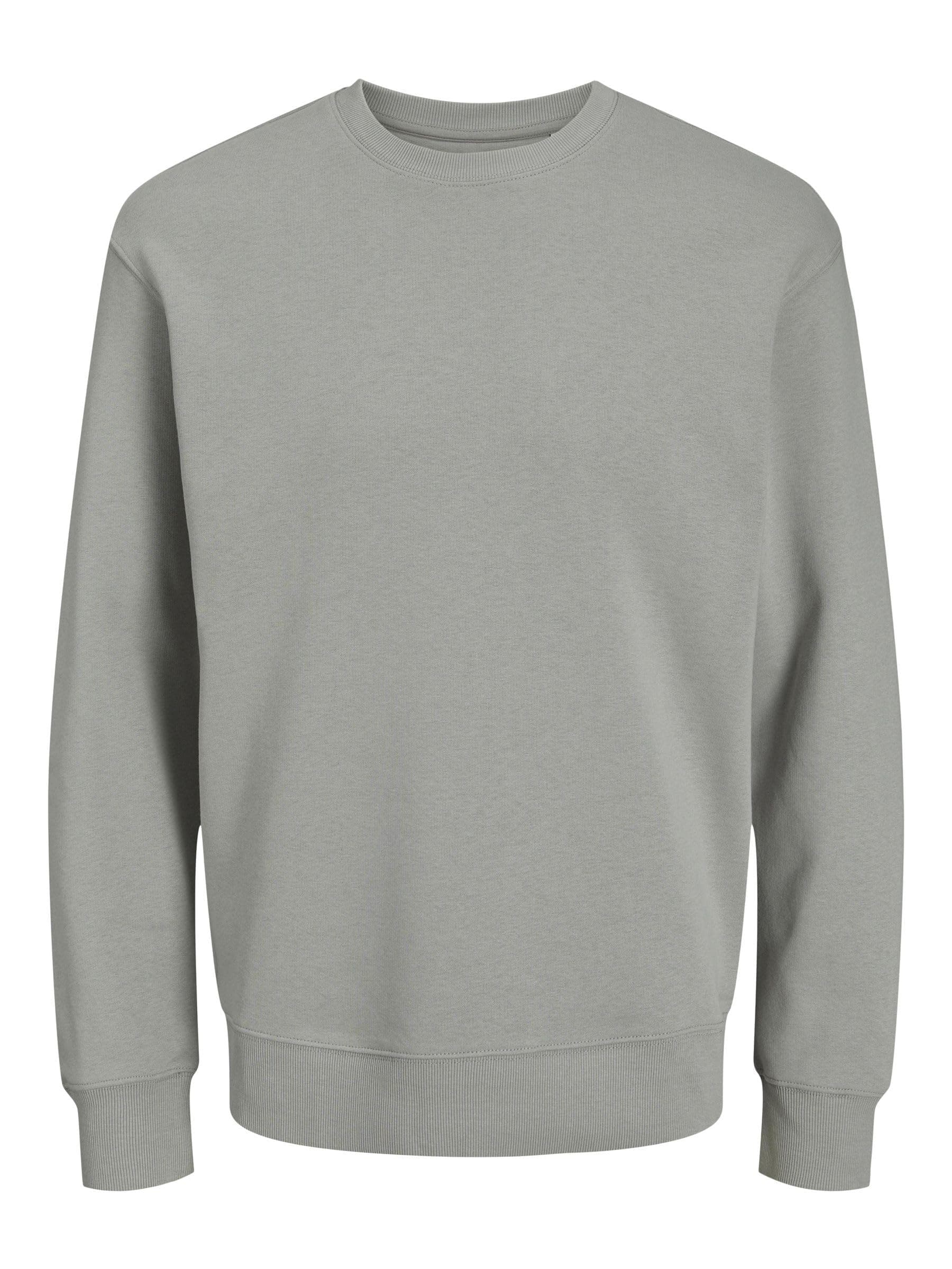JACK & JONES Male Sweatshirt Einfarbig Sweatshirt L Ultimate Grey Angebot bei HelloDeals