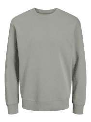 JACK & JONES Male Sweatshirt Einfarbig Sweatshirt L Ultimate Grey Angebot bei HelloDeals