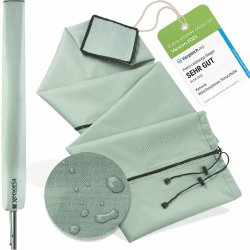 Xenoria Premium Wäschespinnenschutz | Passend für alle Modelle | Robustes 600D Oxfordgewebe | Wasserabweisend & UV-beständig | Reißverschluss auf ganzer Länge | Größe 180cm | Graugrün 180cm Graugrün Angebot bei HelloDeals