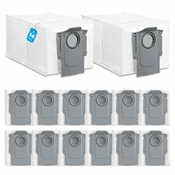 14 Stück Staubbeutel für Roborock S8 MaxV Ultra/Qrevo/Qrevo Pro/Saros 10R/Saros 10/QV35A/Qrevo S/Qrevo Slim/Qrevo Curv S5X/Qrevo Curv 2 Flow/Qrevo Edge/Qrevo MaxV Staubsauger - Hochwertig beutel Staubbeutel für S8 Maxv Ultra Angebot bei HelloDeals