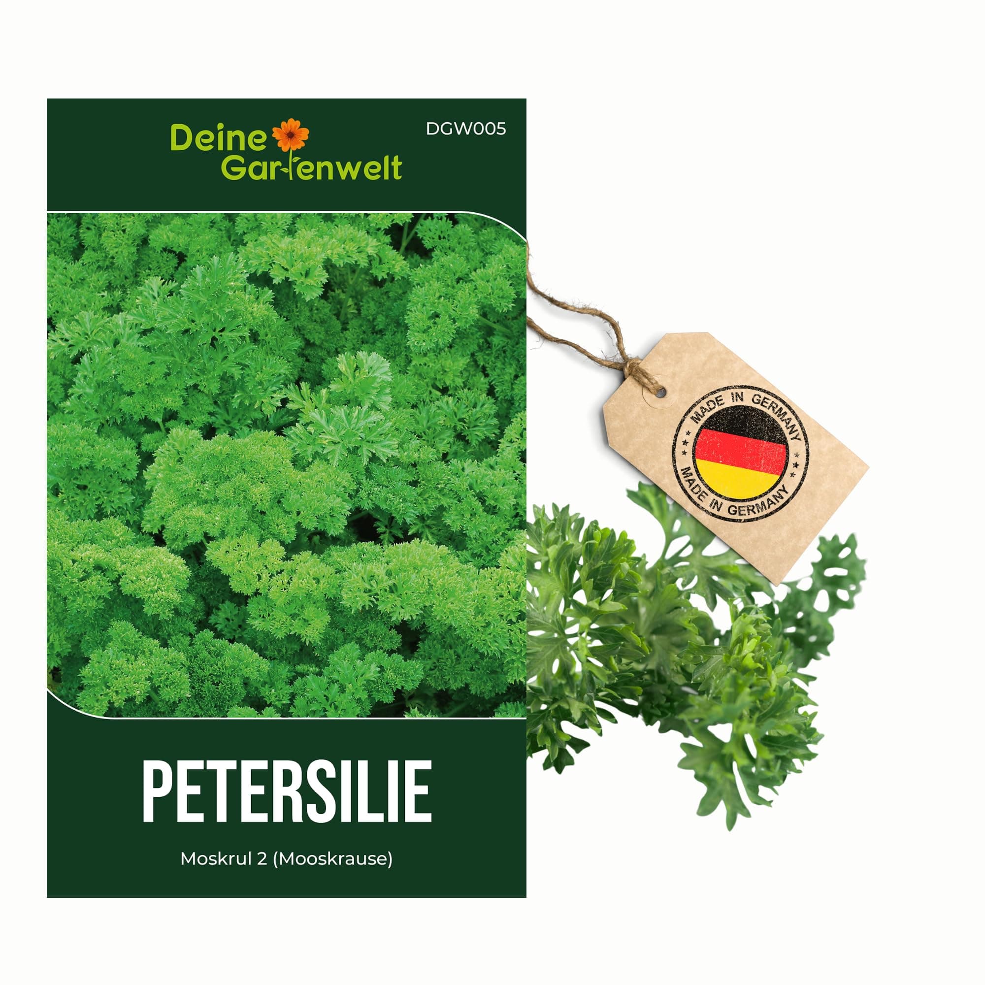 Petersilie Moskrul 2 (Mooskrause) Samen - Petroselinum crispum - Petersiliesamen - Kräutersamen - Saatgut für 600 Pflanzen 1 Petersilie Angebot bei HelloDeals