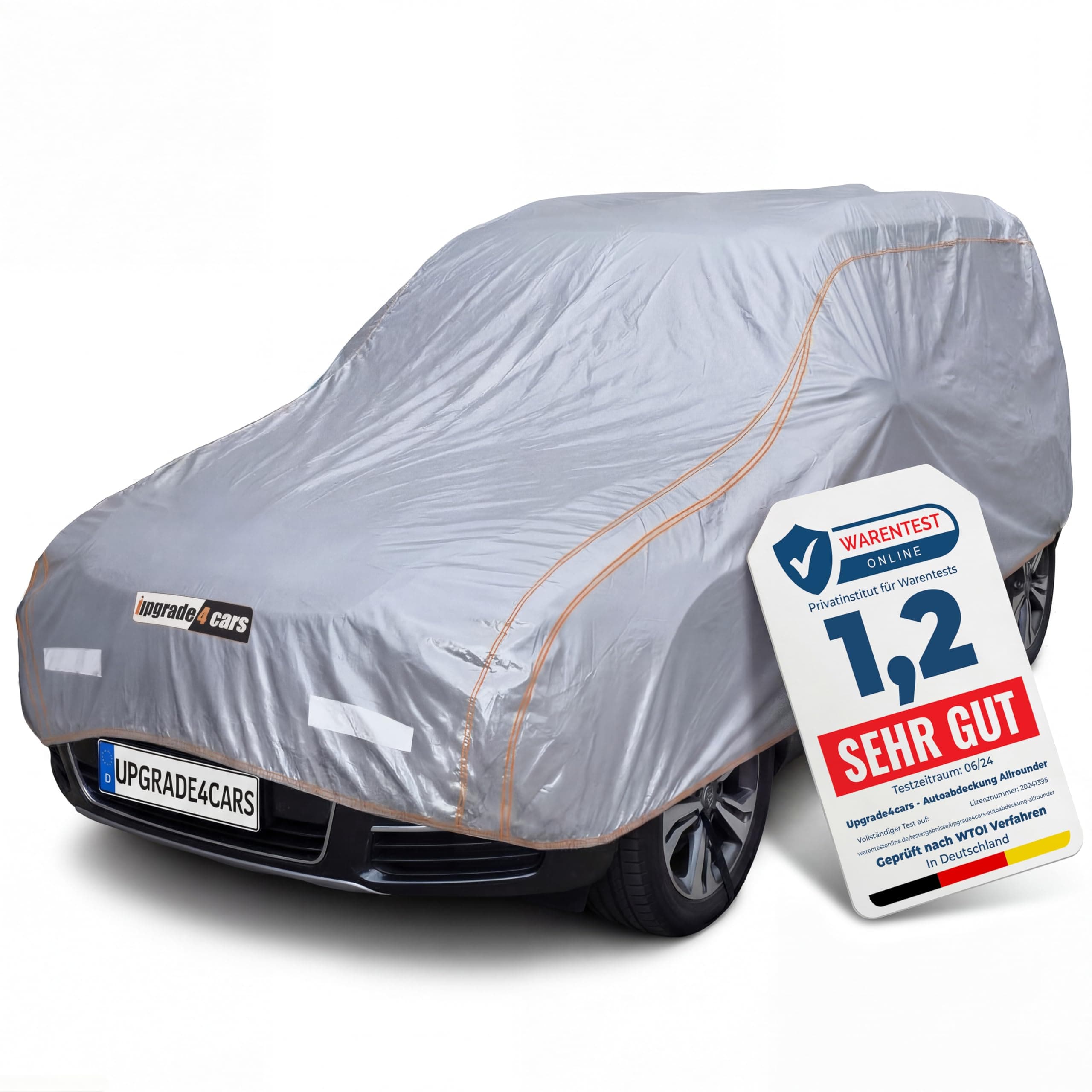 Upgrade4cars Autoabdeckung Outdoor Vollgarage Wasserdicht Version 2026 | Auto Abdeckplane Komplett für alle Jahreszeiten | Autoplane Universal SUV - SXL (510×205×150 cm) 11.Suv-SXL (510×205×150 cm) Angebot bei HelloDeals