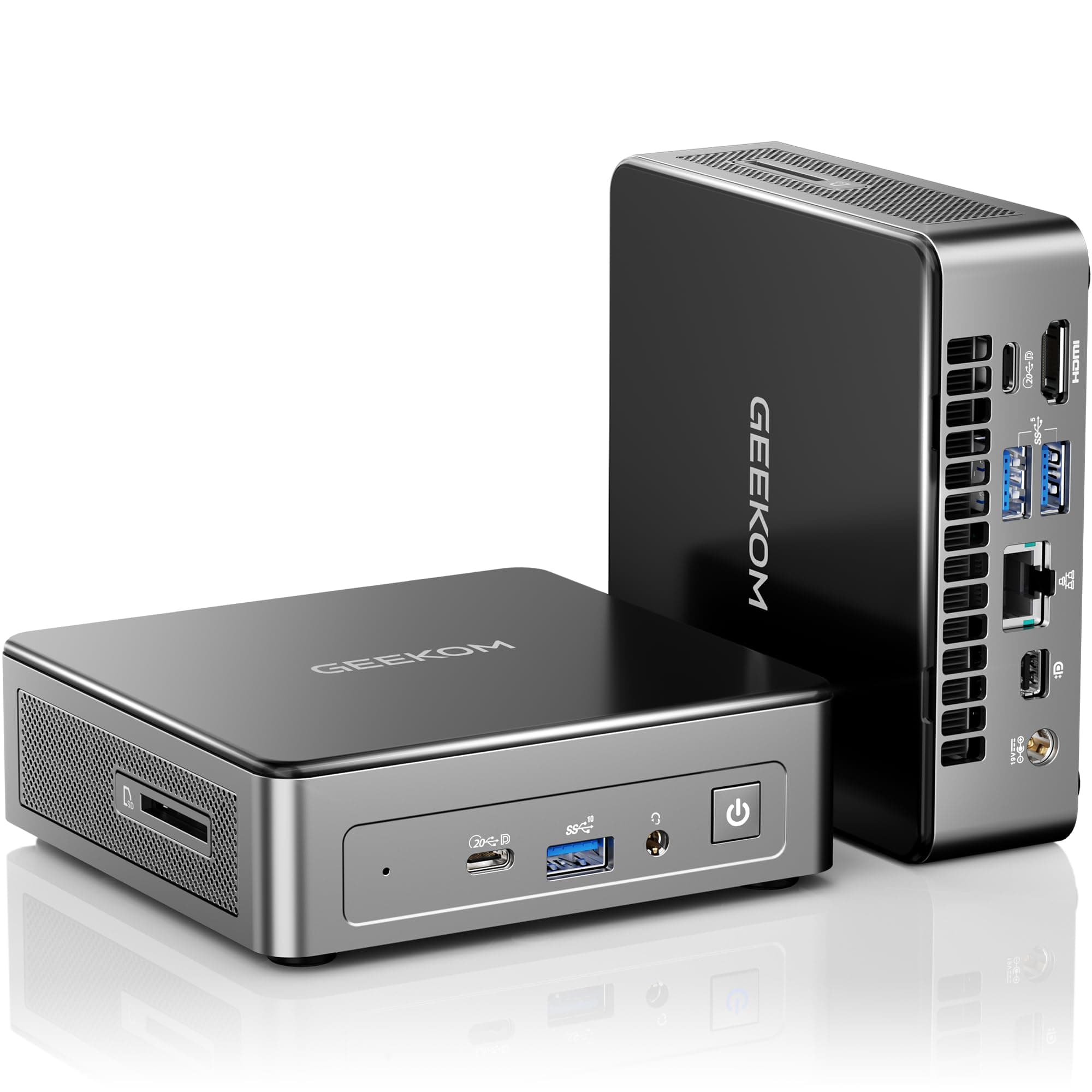 GEEKOM Air12 Mini PC [2026 Edition] mit Intel 7505, 3 Jahre Garantie Business-Computer, 8GB DDR4 RAM, 512GB SSD, Triple-4K-Support, Dual USB-C 20Gbps, SD-Slot, Perfekt für Homeoffice 7505(8+512GB) Angebot bei HelloDeals