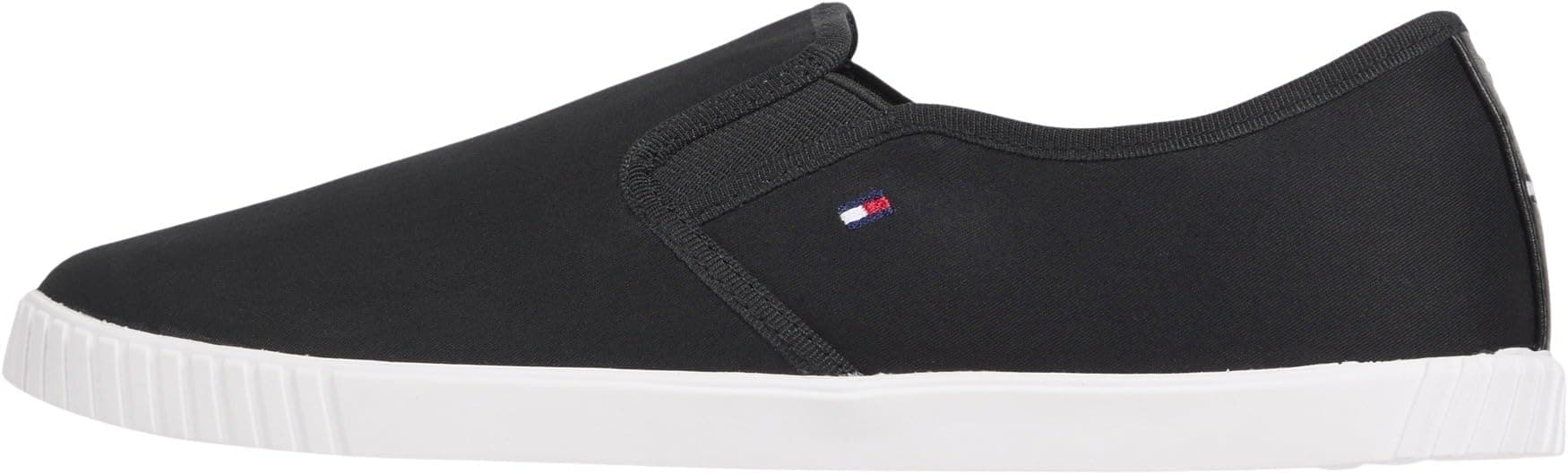 Tommy Hilfiger Damen Canvas Slip-on Sneaker Fw0fw08640Low Top 38 EU Blue Space Blue Angebot bei HelloDeals