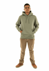 Tommy Jeans Herren Hoodie TJM Regular mit Kapuze S Green (Utility Sage) Angebot bei HelloDeals