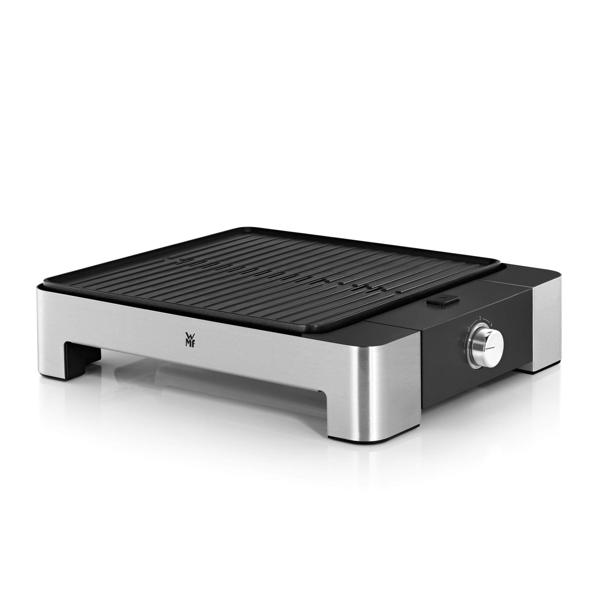 WMF Lono Tischgrill Quadro, Indoor Grill, Elektrogrill klein mit kompakter Grillfläche, spülmaschinenfest, 1250 W Angebot bei HelloDeals
