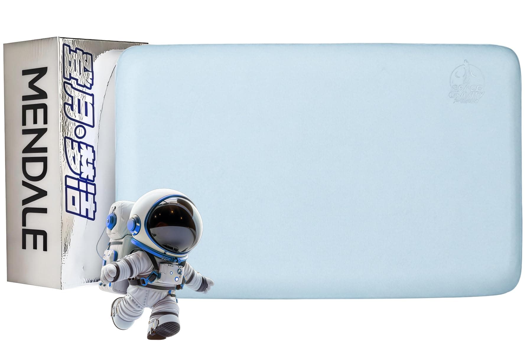 Memory Foam Kissen - Ergonomisches Nackenkissen, Kopfkissen zur Linderung von Nackenschmerzen - atmungsaktiv & hypoallergen für Jede Schlafposition - 42x70x8 cm (blau) Angebot bei HelloDeals