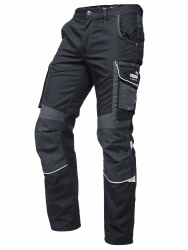 Puma Workwear Precision X - Arbeitshose Herren - Premium Arbeitskleidung mit vielen Taschen und verstärkten Kniepartien - Funktionshose mit Stretch für Handwerk und Baugewerbe 48 Schwarz-neon Angebot bei HelloDeals