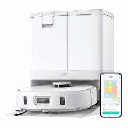 eufy X10 Pro Omni Saugroboter mit Wischfunktion & All-in-One-Station, 8.000Pa, Auto-Absaugen/Befüllen, 2× Auto-Lift-Mopp mit Waschen/Trocknen, Aktive Hindernisvermeidung (Generalüberholt) Angebot bei HelloDeals