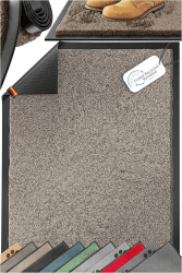 KESSER Schmutzfangmatte, Profi Fußmatte in vielen Größen, Türmatte, Teppich, Fußabtreter & Fußabstreifer, rutschfest, wetterfest, maschinenwaschbar, Haustür & Wohnungseingang,Taupe 60x90cm 60x90cm Taupe Angebot bei HelloDeals