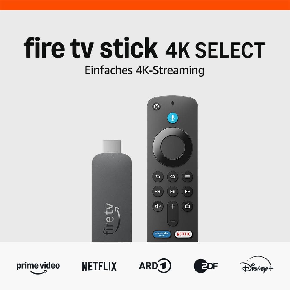Zertifiziert und generalüberholt Amazon Fire TV Stick 4K Select (neueste Generation), beginne mit dem Streamen in 4K, Hunderttausenden von Filmen und Serienfolgen sowie kostenlosem Live-TV Angebot bei HelloDeals