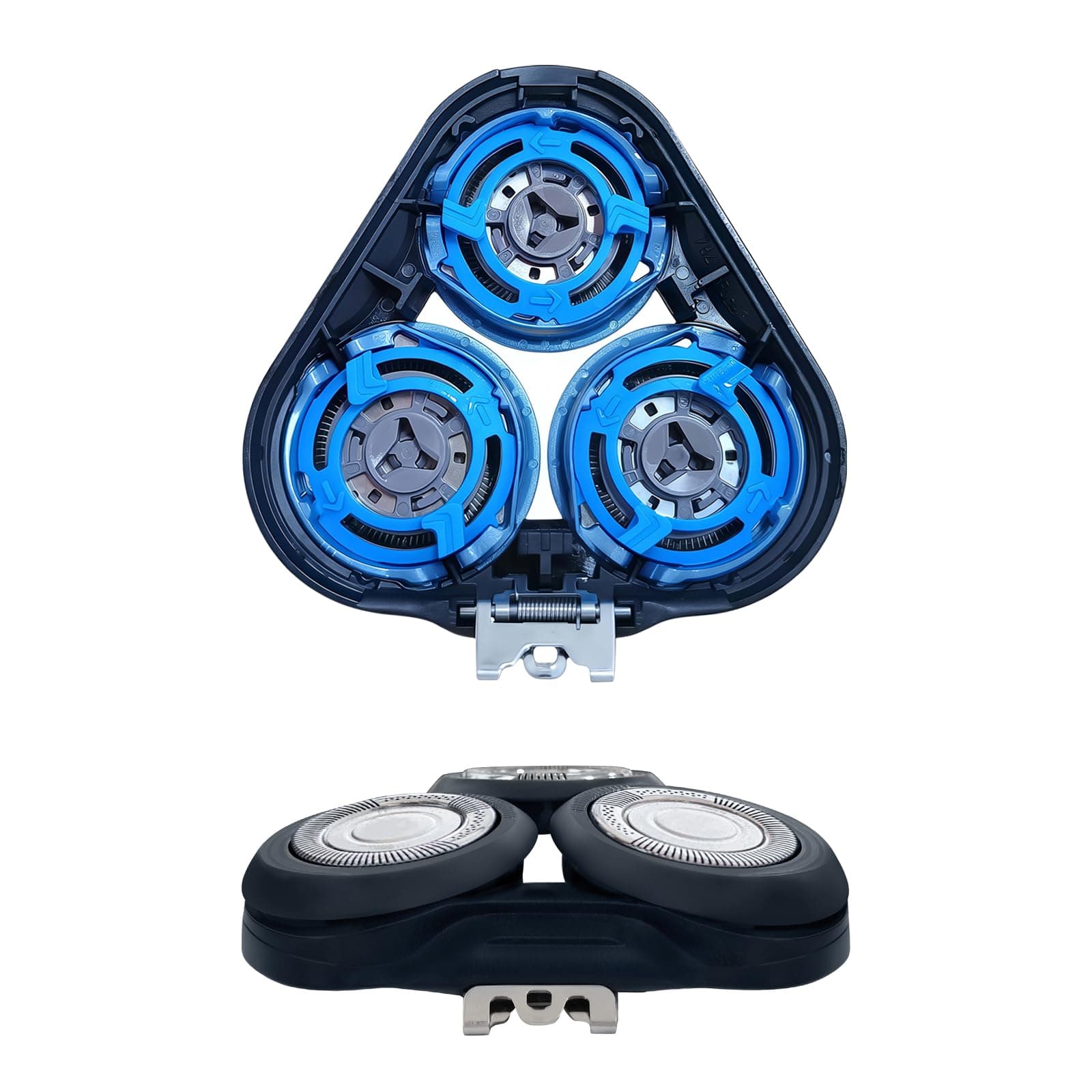 SH52 Runde Scherkopf Kompatibel mit Philips Series 5000 & 6000 (Rundgehäuse Ersatzköpfe) Nicht Kompatibel mit Fünfeckgehäuse-Modell der 5000 Serie Schwarz Angebot bei HelloDeals