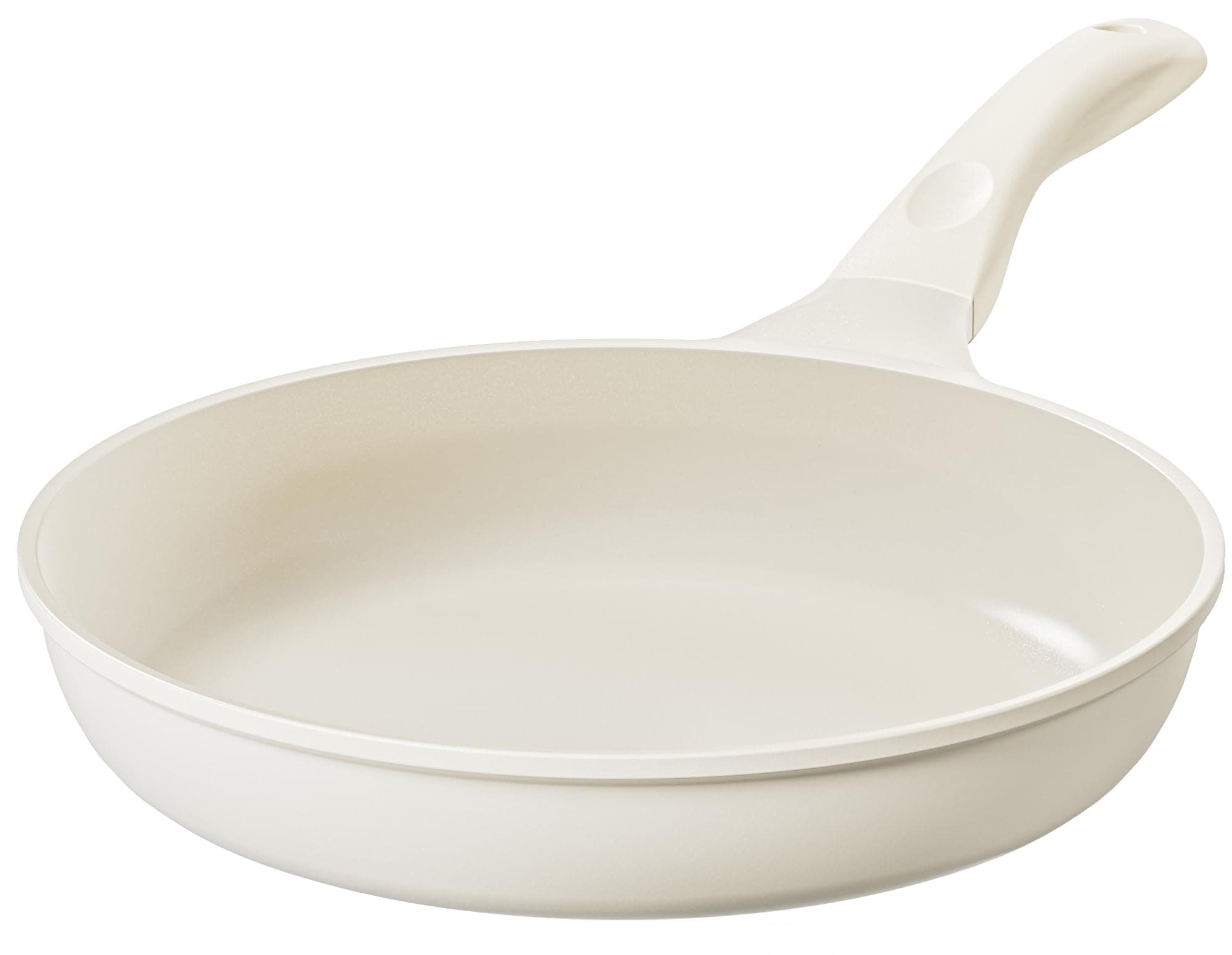 Redchef Keramik Pfanne 28cm Antihaft Beschichtet, Bratpfanne Induktion, Omelette Pfanne, Kochgeschirr Chef's Pan PTFE-frei PFAS-frei PFOA-frei, Kratzfest Spülmaschinenfest, Beige Beige-bratpfanne Ohne Deckel 28cm Angebot bei HelloDeals