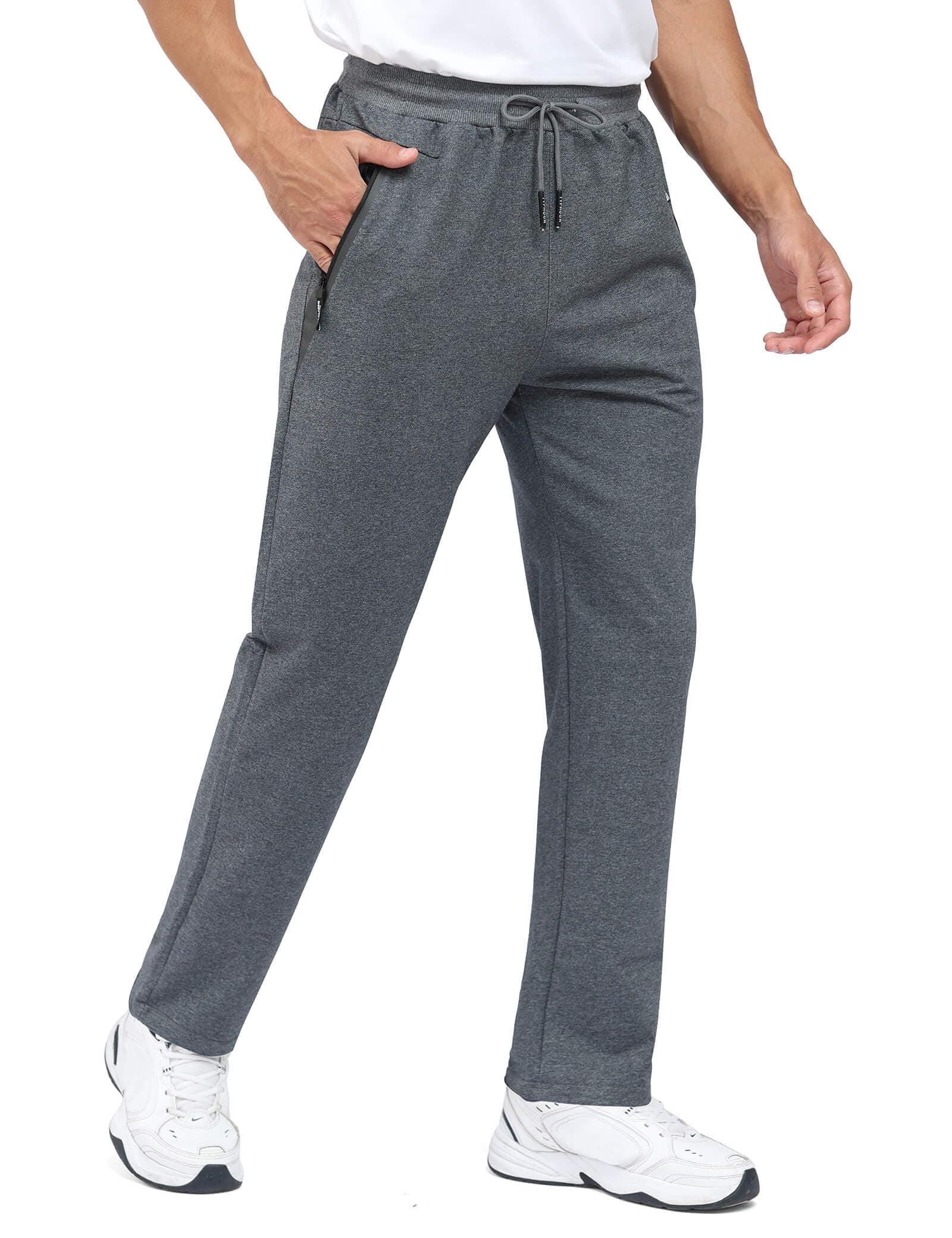 Jogginghose Herren Baumwolle Sporthose Lang Sport Hose Trainingshose Laufhose Jogginghosen Sweatpants Hosen mit Gummizug für Herren XL Dunkelgrau Angebot bei HelloDeals