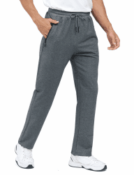 Jogginghose Herren Baumwolle Sporthose Lang Sport Hose Trainingshose Laufhose Jogginghosen Sweatpants Hosen mit Gummizug für Herren XL Dunkelgrau Angebot bei HelloDeals