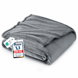 BEDSURE Kuscheldecke Flauschig Decke Fleecedecke - Wohndecke Warm Winter Weich, Sofadecke XL, Geschenke für Frauen, Decke Couch Blanket, Wohn- & Kuscheldecken, 130x150cm, Sofa überwurfdecke, Grau Grau 130 x 150 cm Angebot bei HelloDeals