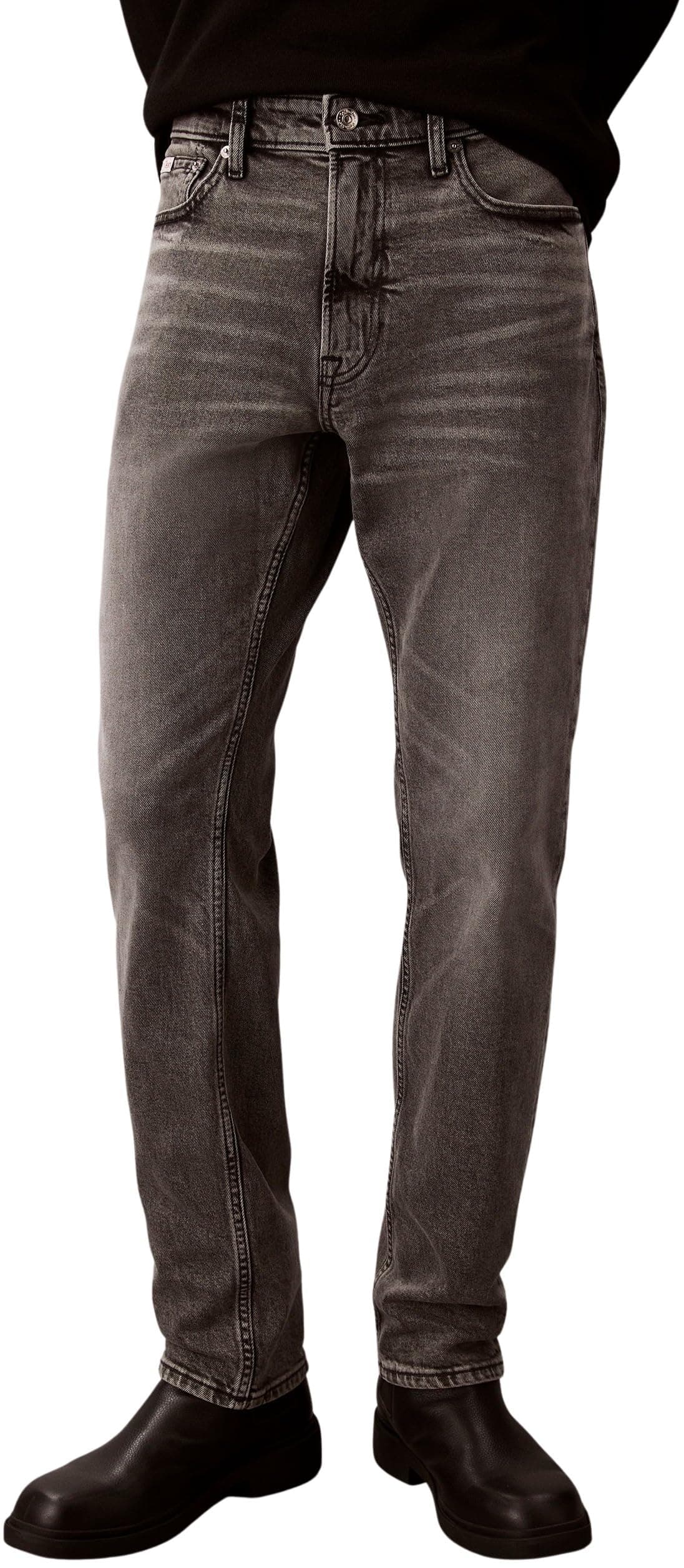 Calvin Klein Herren Jeans Hose Pewter Rock Slim Fit 40W / 34L Grey (Pewter Rock) Angebot bei HelloDeals