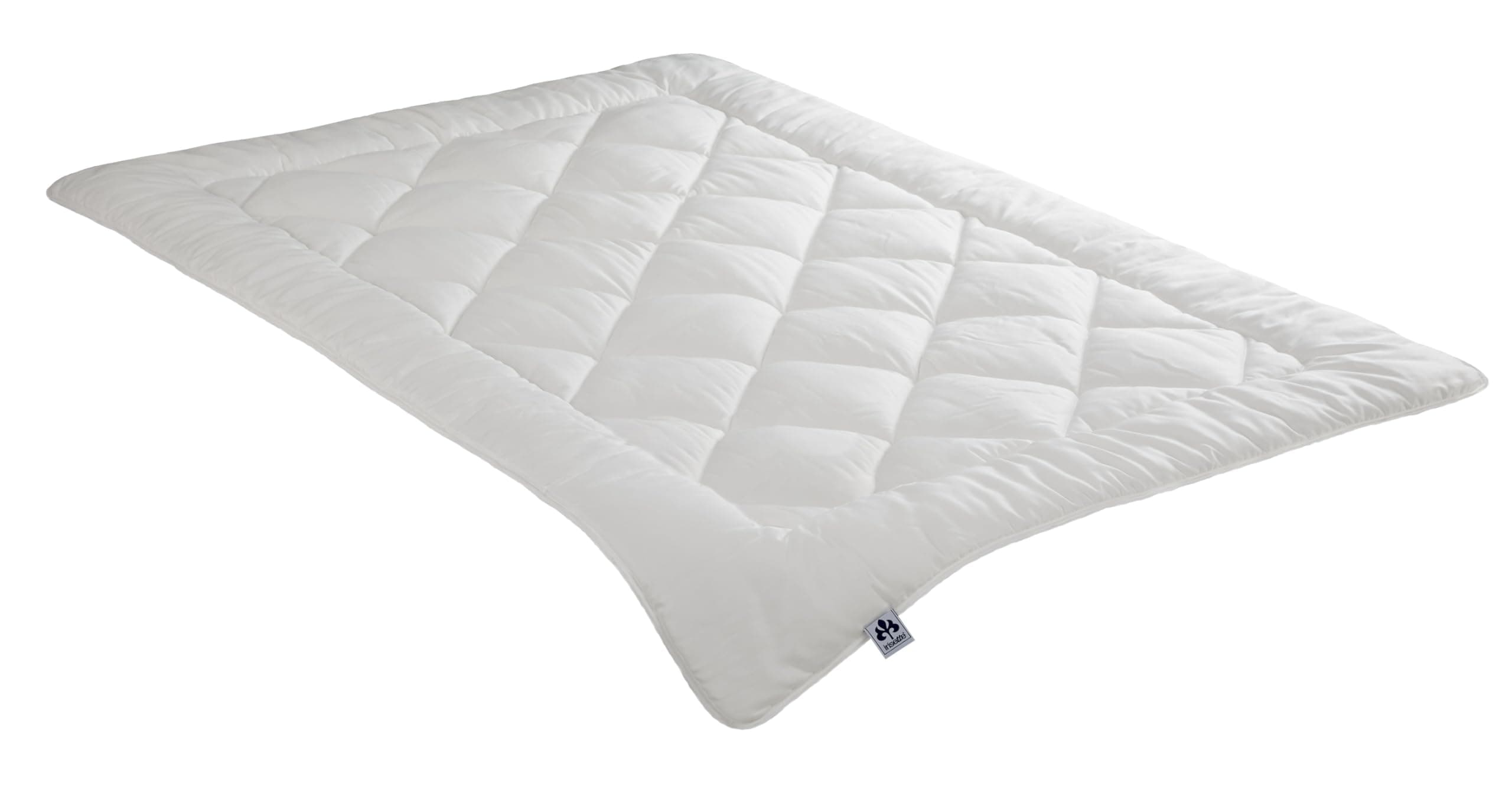 Irisette Merino Ganzjahresbettdecke 155x220 cm, 100% Schurwolle, weich & atmungsaktiv, Baumwoll-Satin, Öko-Tex, Produziert in Deutschland 155 x 220 cm Mono Ganzjahresdecke Angebot bei HelloDeals