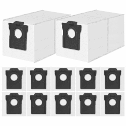 12 Stück Staubbeutel für Dreame L20/X40/X50 Ultra Complete, L10s/L10/L40s/L10s Pro/L40/L50/Aqua10 Ultra, für Mova S70/E30/V50/E40/P50/P50s/Z60 Ultra Staubsauger, 3,2 Große Kapazität Staubsaugerbeutel Angebot bei HelloDeals