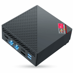 NiPoGi AM06 PRO Mini PC АMD Ryzen 7 7730U(Besser als i7-1255U/R5 5500U, 8C/16T, bis zu 4,5 GHz), 32 GB DDR4 1 TB M.2 SSD Mini Desktop Computer W-11 Pro für Büro/Schule, Dual-LAN, HDMI, WiFi 6, BT 5.2. 7730U/ 32GB +1 TB Angebot bei HelloDeals
