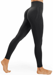JOYSPELS Scrunch Butt Leggings Damen, High Waist Booty Lifting Po Push Up Gym Sporthose Seamless XS Schwarz Angebot bei HelloDeals