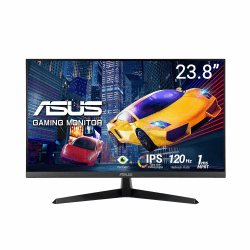ASUS Eye Care VY249HGR - 24 Zoll Full HD Monitor - 120 Hz, 1ms MPRT, AdaptiveSync, GameFast Input - IPS Panel, Vesa 100x100, 16:9, 1920x1080, D-Sub, HDMI 24" IPS 120 Hz, HDMI, D-Sub Schwarz Angebot bei HelloDeals