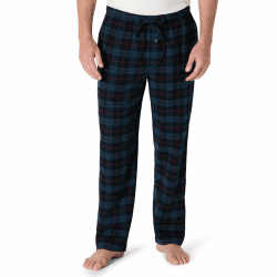 Amazon Essentials Herren Atmungsaktive Flanell-Pyjamahose (Erhältlich In Groß Und Schwer) M Navy/Black Plaid Angebot bei HelloDeals
