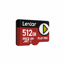 Lexar Play PRO MicroSDXC Express-Karte 512GB, bis zu 900MB/s Lesen, 600MB/s Schreiben, spieloptimiert, A2, 4K, Hochgeschwindigkeits-Speicherkarte für Handheld-Konsolen, Switch, tragbare Gaming-Geräte 512GB PLAY PRO Angebot bei HelloDeals