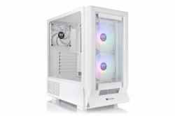 Thermaltake Ceres 350 MX Snow White | ATX Midi-Tower | 2 Frontpanels (Tempered Glass/Mesh) | Hidden-Connector Support | 2X 140mm ARGB | USB-C | leiser Airflow Angebot bei HelloDeals
