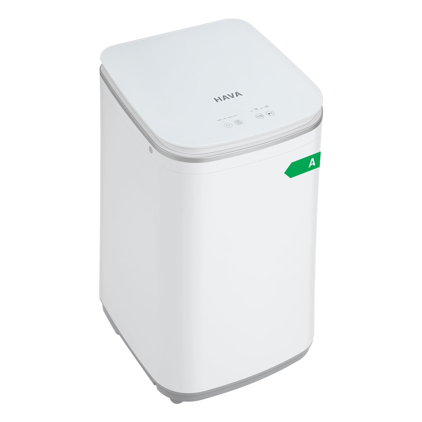 HAVA Mini Waschmaschine, 3 kg Fassungsvermögen Kleine Waschmaschine & Schleuder, Vollautomatisch mit 8 Programmen, Heißwaschfunktion & Ablaufpumpe, Platzsparend für Wohnungen, Wohnheime und Wohnmobile Angebot bei HelloDeals