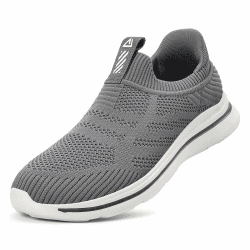 ODCKOI Sneaker Herren Hands-Free Turnschuhe Leichtgewichtige Atmungsaktive Slip on Sneaker Herren Bequeme Mesh Freizeitschuhe schnürsenkel ohne binden Sportschuhe Dunkelgrau 44 EU Angebot bei HelloDeals