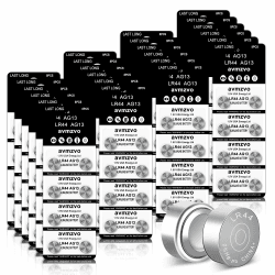 LR44 Knopfzelle Batterien LR 44 Batterie AG13 Knopfzellen (160 Stück) Ohne Quecksilber,1.5V,357/357A/L1154/A76/GPA76【3 Jahre LagerGarantie】 LR44-8-160 Angebot bei HelloDeals