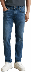 Marc O'Polo Herren Jeanshose mit Stretch-Anteil Shaped Fit 36W / 34L Blau Angebot bei HelloDeals