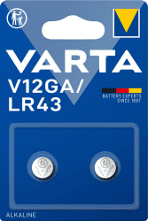 VARTA Batterien Knopfzellen V12GA/LR43, 2 Stück, Alkaline Special, 1,5V, für Spielsachen, Taschenrechner, Messgeräte, kompakt mit langanhaltender & hoher Leistung Angebot bei HelloDeals