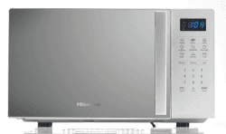 Hisense H20MOMS4HG Mikrowelle mit elektronischer Steuerung, Fassungsvermögen 20 l, Leistung 700 W, Leistung 800 W, LED-Anzeige mit Touch-Bedienelementen, Grillfunktion, silberfarben Angebot bei HelloDeals