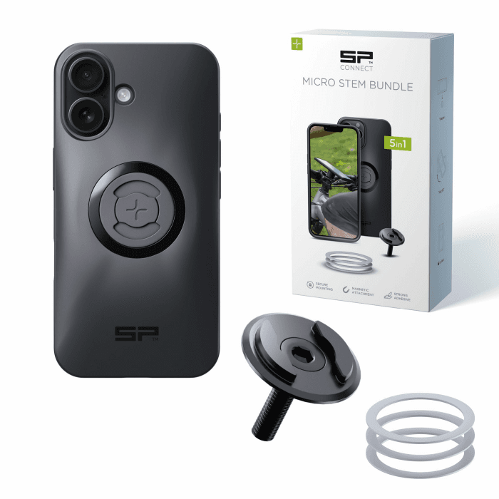 SP CONNECT Micro Stem Bundle | SPC+ | für iPhone 16 | Handy Halterung für den fahrradlenker | Smartphone Halterung Fahrrad | handyhalter Angebot bei HelloDeals