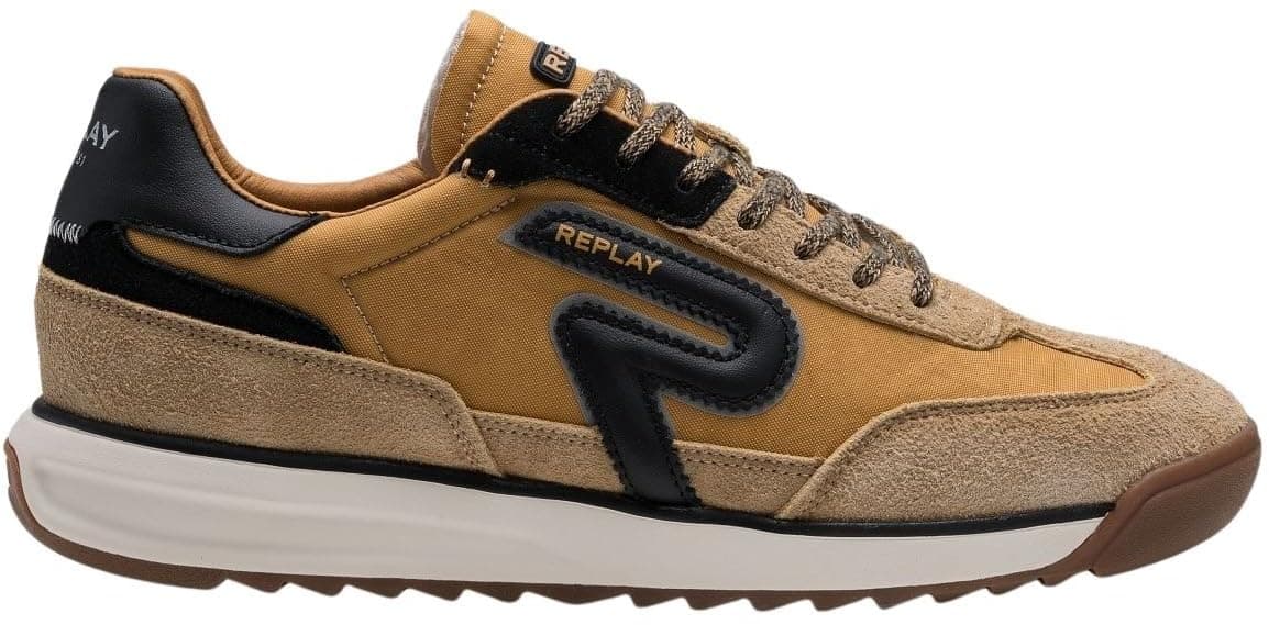 Replay Herren Gmsib Sneaker 40 EU 500 Yellow Black Angebot bei HelloDeals