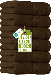 Utopia Towels Handtücher, Baumwolle, 600 g/m², 6 Stück Angebot bei HelloDeals