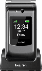 Beafon, SL646, Silverline, Seniorenhandy mit SOS Notruftaste, Klapphandy, Großtastentelefon, XXL Farbinnen- Außendisplay, Ladeschale, Fotokontakanzeige, Kamera Angebot bei HelloDeals
