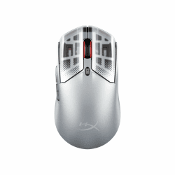 HyperX Pulsefire Haste 2 S Kabellose Gaming-Maus, Magnesiumgehäuse, Ultra-leicht, 64 g, Akku 120 h, Glass Skates, 26 K Sensor, Silber Silber Pulsefire Haste 2 S Angebot bei HelloDeals