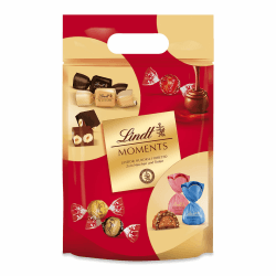 Lindt Schokolade | Lindt Moments XL Beutel | 750g | Raffinierte Mischung aus feinsten LINDOR Kugeln, nussigen NUXOR Würfeln und knusprigen FIORETTO | Schokoladen-Geschenk Angebot bei HelloDeals