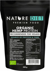Nature Diet Bio-Hanfprotein | 500 g | EU-Bio-Zertifiziert | Pflanzliches Proteinpulver | Reich an Ballaststoffen | Vegan, Glutenfrei & Laktosefrei | Ideal für Smoothies, Shakes & Backen 500g Angebot bei HelloDeals