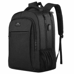 MATEIN Rucksack Herren, Groß Laptop Rucksack 17,3 Zoll Schulrucksack Laptoptasche mit USB Ladeanschluss Anti Diebstahl Business Arbeit Reisen Backpack Teenager Notebook College Tech Damen, Schwarz 17,3 Zoll Schwarz Angebot bei HelloDeals