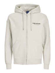 JACK & JONES Male Kapuzenjacke Gedruckt Kapuzenjacke XXL Moonbeam Angebot bei HelloDeals