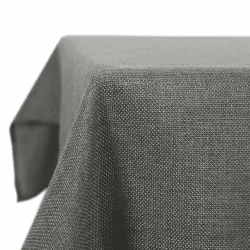 Deconovo Outdoor Tischdecke Abwaschbar Grau Tischdecken 140x240 cm Leinenoptik Wasserabweisend Tischwäsche mit Lotuseffekt Kratzfest rechteckiges Tischtuch für Esszimmer, Küche, Balkon, Garten 240 x 140 cm (Rechteckig) Grau Angebot bei HelloDeals