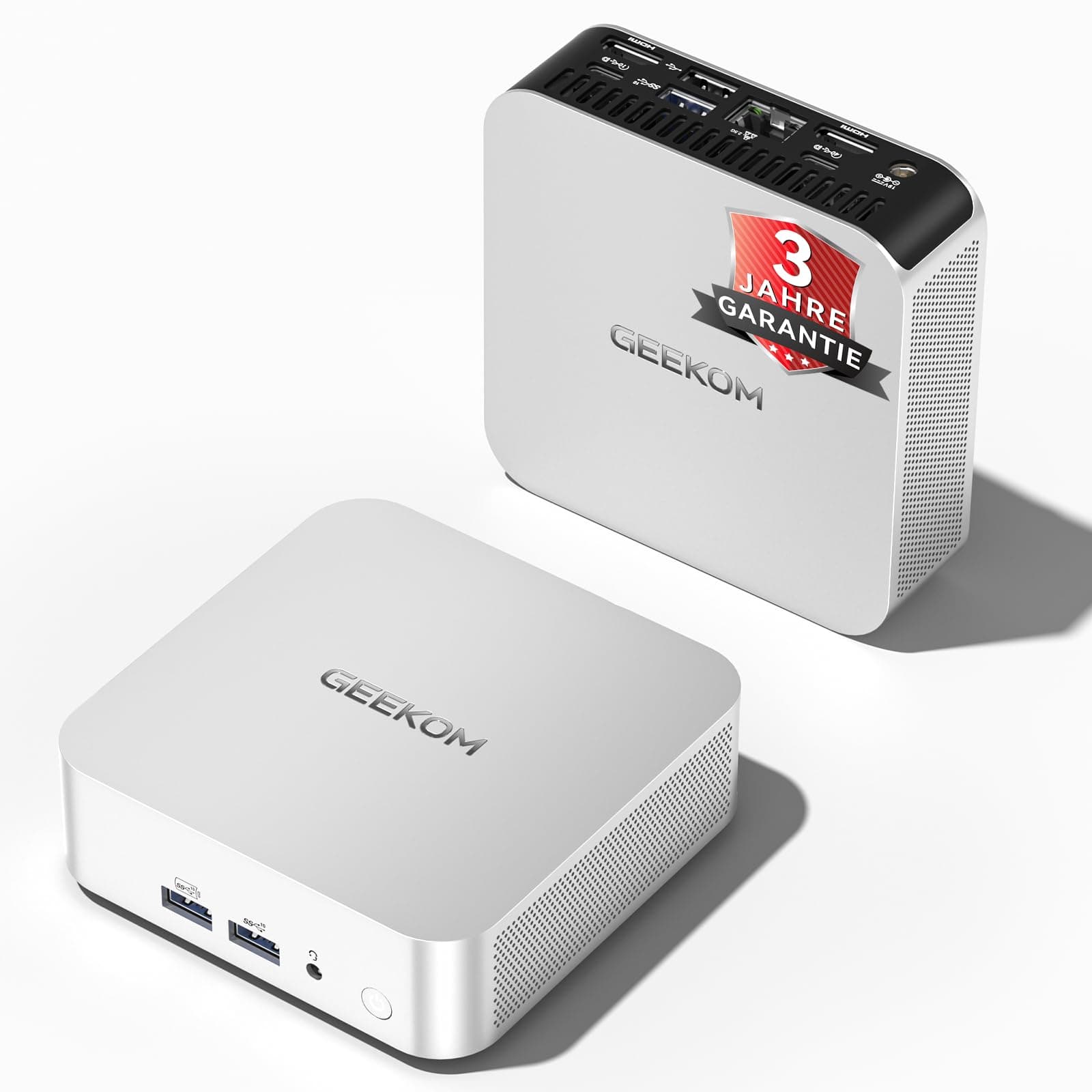 GEEKOM Mini PC A5 Pro mit AMD Ryzen 5 7430U, 16GB Aufrüstbarer DDR4 RAM(Kein festgelegter LPDDR) + 512GB SSD | Kompakter Mini Desktop PC W-11 Pro | 6 x USB | Quad Display, für Business R5-7430U(16+512GB) Angebot bei HelloDeals