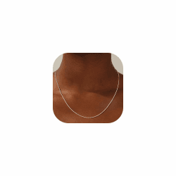 SLOONG Kette Silber 925 Damen - 0.8mm Breit Box Kette Halskette Silberkette Damen 925 Ohne Anhänger Jewelry Schmuck Geschenke für Frauen Mutter Freundin 41/46/51/56/61CM 46CM Angebot bei HelloDeals